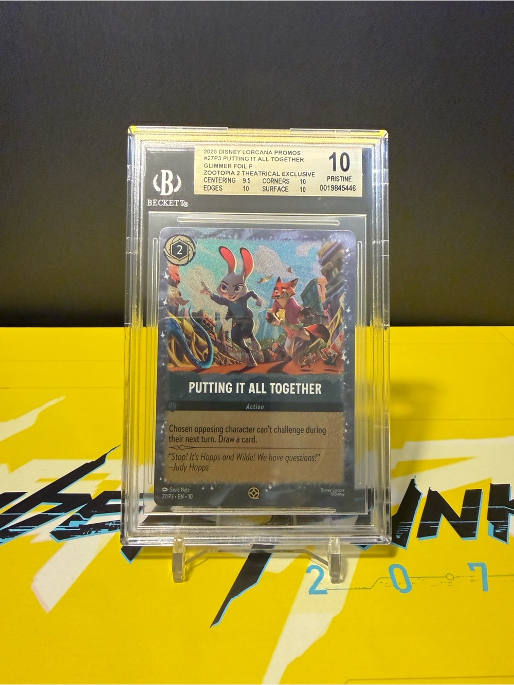 LORCANA - Putting It All Together- DISNEY ZOOTOPIA 2 Movie PROMO-BGS 10 PRISTINE